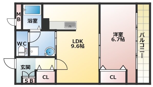 アドニスコートパート３の物件間取画像